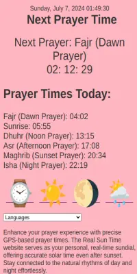 Never miss a prayer time again! Our website provides accurate Fajr, Dhuhr, Asr, Maghrib, and Isha'a prayer times tailored to your location. Stay connected to your faith, no matter where life takes you.